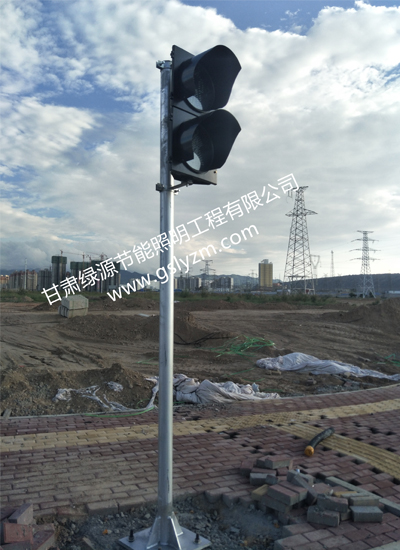 榆中县3米人行道信号灯工程案例
